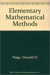 Elementary Mathematical Methods