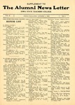 Supplement to The Alumni News Letter, v2n4, October 1, 1918 by Iowa State Teachers College