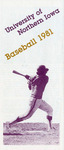 Baseball 1981 by University of Northern Iowa