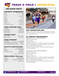 2022-23 UNI Track & Field Record Book by University of Northern Iowa