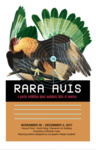 Rara Avis: A Poster Exhibition about Audubon's Birds of America [poster, 2017] by Roy R. Behrens
