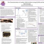 The Characterization of Leather WWII Artifacts Using GC/MS and Raman Spectroscopy by Brice Houser