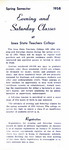 Evening and Saturday Classes at Iowa State Teachers College, Spring Semester 1958 by Iowa State Teachers College
