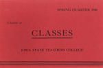 Iowa State Teachers College Schedule of Classes, Spring 1948 by Iowa State Teachers College