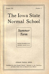 Summer Term, 1907 by Iowa State Normal School