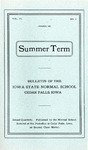 Summer Term, 1906 by Iowa State Normal School