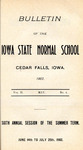 Sixth Annual Session of the Summer Term, 1902 by Iowa State Normal School