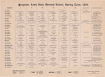 Program, Iowa State Normal School, Spring Term, 1898 by Iowa State Normal School