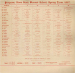 Program, Iowa State Normal School, Spring Term, 1897 [version 2] by Iowa State Normal School