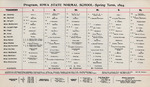 Program, Iowa State Normal School, Spring Term, 1894