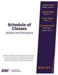 UNI Schedule of Classes: Policies and Procedures, Spring 2023