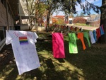Fall 2018 Clothesline Project Bearing Witness Day [Photo 9] by University of Northern Iowa. Women's and Gender Studies.