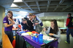 Fall 2016 Clothesline Project Shirt Decorating [Photo 12] by University of Northern Iowa. Women's and Gender Studies.