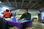 Fall 2016 Clothesline Project Shirt Decorating [Photo 14] by University of Northern Iowa. Women's and Gender Studies.