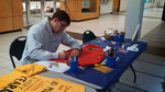 Fall 2013 Clothesline Project Shirt Decorating [Photo 01] by University of Northern Iowa. Women's and Gender Studies.