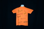 UNI Clothesline Project T-Shirt, 2012-2021 [Photo 006, Front] by Rod LIbrary. University of Northern Iowa.
