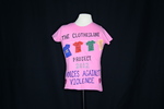 UNI Clothesline Project T-Shirt, 2012-2021 [Photo 041, Front] by University of Northern Iowa. Rod Library.