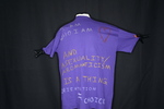 UNI Clothesline Project T-Shirt, 2012-2021 [Photo 005, Back] by University of Northern Iowa. Rod Library.