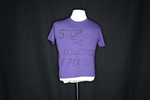 UNI Clothesline Project T-Shirt, 2012-2021 [Photo 014, Front] by University of Northern Iowa. Rod Library.
