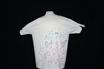 UNI Clothesline Project T-Shirt, 2012-2021 [Photo 030, Back] by University of Northern Iowa. Rod Library.
