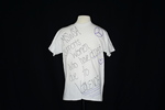 UNI Clothesline Project T-Shirt, 2012-2021 [White, Photo 034a, Front] by University of Northern Iowa. Rod Library.