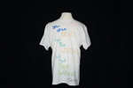 UNI Clothesline Project T-Shirt, 2012-2021 [Photo 047, Front] by University of Northern Iowa. Rod Library.