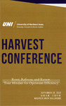 Harvest Conference [Program], 2022 by University of Northern Iowa. Center for Multicultural Education.