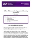 Office of Community Engagement Newsletter, May 2022 by University of Northern Iowa. Office of Community Engagement.