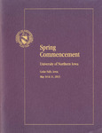 Spring Commencement [Program], May 10 & 11, 2013 by University of Northern Iowa