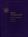 Spring Commencement [Program], May 4 & 5, 2012 by University of Northern Iowa