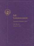 Fall Commencement [Program], December 17, 2011 by University of Northern Iowa