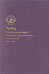 Spring Commencement [Program], May 9, 2009 by University of Northern Iowa