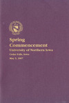 Spring Commencement [Program], May 5, 2007