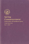 Spring Commencement [Program], May 7, 2005