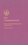 Fall Commencement [Program], December 16, 2000 by University of Northern Iowa