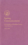 Spring Commencement [Program], May 6, 2000