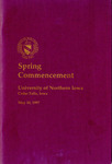 Spring Commencement [Program], May 10, 1997 by University of Northern Iowa