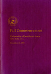 Fall Commencement [Program], December 16, 1995 by University of Northern Iowa