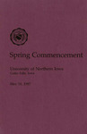 Spring Commencement [Program], May 16, 1987