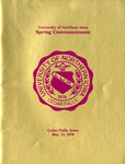 Spring Commencement [Program], May 13, 1978 by University of Northern Iowa