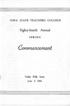 Spring Commencement [Program], June 9, 1961