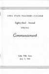 Spring Commencement [Program], June 8, 1960