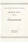 Spring Commencement [Program], June 6, 1953 by Iowa State Teachers College