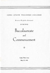 Spring Baccalaureate and Commencement, May 27, 1945