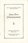 Spring Term Commencement [Program], June 2, 1930