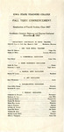 Fall Term Commencement [Program], December 5, 1927 by Iowa State Teachers College