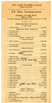 Fall Term Commencement [Program], November 30, 1920 by Iowa State Teachers College