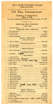 Fall Term Commencement [Program], November 30, 1920