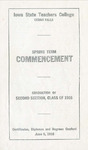 Spring Term Commencement [Program], June 6, 1916