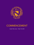 Commencement [Program], May 7-8, 2021 by University of Northern Iowa